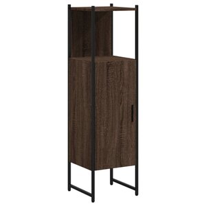 vidaXL Armoire de salle de bain chêne marron 33x33x120 5 cm