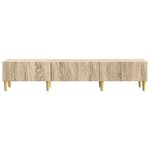 vidaXL Meuble TV 147 x 34 5 x 30 cm Chêne Sonoma Bois d'ingénierie