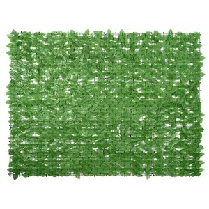 vidaXL Écran de balcon avec feuilles vert 200x150 cm