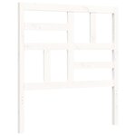 vidaXL Cadre de lit sans matelas blanc 90x200 cm bois de pin massif