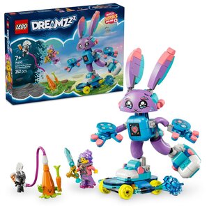 LEGO DREAMZzz 71490 — Izzie et Bunchurro le lapin Gamer 2‑en‑1 avec minifigurine  dès 7 ans.