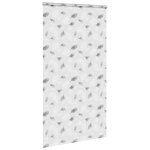 vidaXL Store enrouleur de douche avec cassette largeur du tissu 126 cm