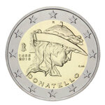 2 euros commémorative Italie 2016 - Donatello.