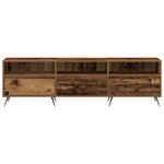 vidaXL Buffet TV en bois vieilli 150x30x44 5 cm en bois d'ingénierie