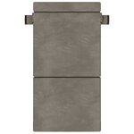 vidaXL Canapé-lit pliable Gris clair 70 x 80 x 60 cm Tissu