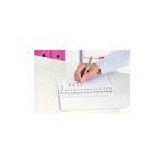 LEITZ Cahier WOW A5 - 5 x 5 - Spiralé - Couverture PP Rose métallisée
