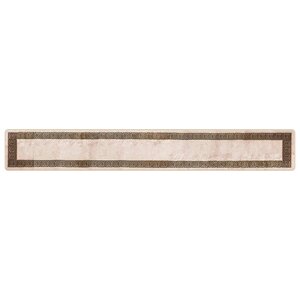 vidaXL Coureur de Tapis MARSA Noir 50 x 350 cm Polyester et PVC