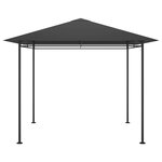 vidaXL Belvédère 3x3x2 7 m Anthracite 180 g/m²