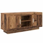 vidaXL Meuble TV Bois Ancien 102 x 35 x 45 cm Bois d'ingénierie