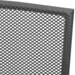 vidaXL Ensemble de chaises de jardin empilables 7 Pièces anthracite