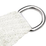 vidaXL Voile d'ombrage 160 g/m² Blanc 3x4 m PEHD