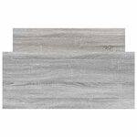 vidaXL Cadre de lit sans matelas sonoma gris 90x190 cm