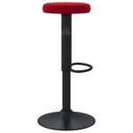 vidaXL Tabourets de bar lot de 2 rouge bordeaux velours