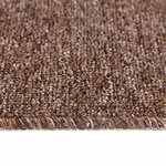 vidaXL Tapis Antidérapants pour Escaliers 15 Pièces Marron 60 x 25 cm PP