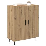 vidaXL Buffet Chêne artisanal 69 5 x 34 x 90 cm Bois d'ingénierie