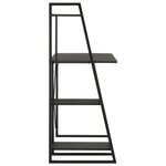 vidaXL Bureau avec étagère Noir 102x50x117 cm
