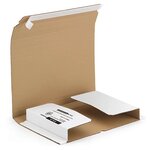 Étui carton blanc avec fermeture adhésive raja 33x25 cm (lot de 25)