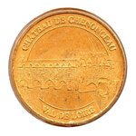 Mini médaille monnaie de paris 2009 - château de chenonceau