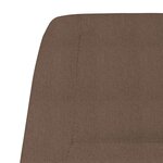 vidaXL Chaise de relaxation Taupe Tissu