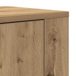 vidaXL Meuble Haut Chêne Artisan 80x33x150 cm Bois d'Ingénierie