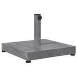 vidaXL Socles de parasol d'extérieur Bois foncé 45 x 45 x 31.5 cm