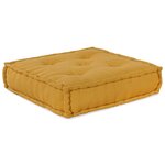 vidaXL Canapé modulaire 2 Pièces Jaune 140 x 70 x 36 cm tissu