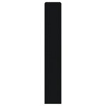 vidaXL Armoire à chaussures noir 60x21x125 5 cm bois d'ingénierie