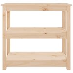 vidaXL Table console 80x40x74 cm Bois massif de pin