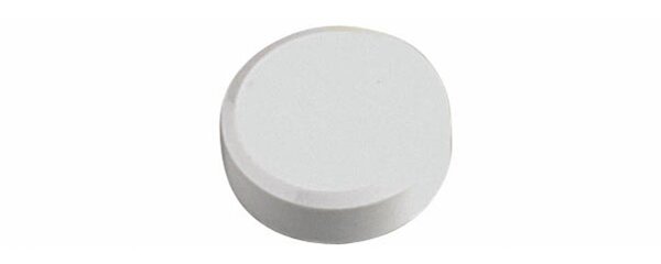 Boite de 20 Aimants ronds MAULpro 30 mm puiss. 0,6 kg Blanc MAUL