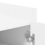 vidaXL Armoire à chaussures blanc 52x37 5x100 cm bois d'ingénierie