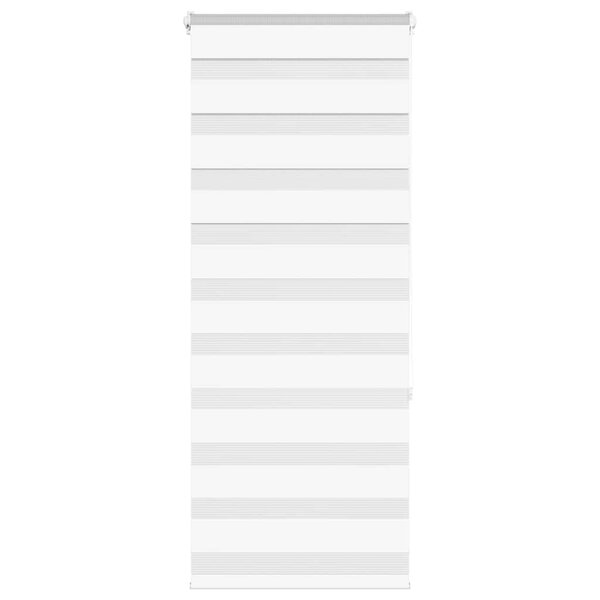 vidaXL Store zèbre blanc 65x150 cm largeur du tissu 60 9 cm polyester