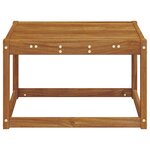 vidaXL Pouf d'Extérieur Bois d'Acacia Massif Naturel 59 x 59 x 37 cm