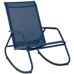 Rocking chair en acier epoxy noa