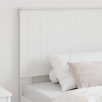 vidaXL Tête de lit avec tête de lit Blanc 100 cm Bois d'ingénierie
