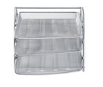 Set de 3 corbeilles à courrier Meshtray, en métal Mesh gris