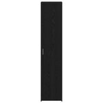 vidaXL Meuble Haut Chêne Noir 40x42 5x185 cm Bois d'ingénierie