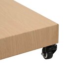 vidaXL Socles de parasol d'extérieur Bois clair 45 x 45 x 32 cm