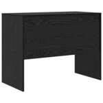 vidaXL Bureau Chêne noir 100 x 50 x 76 cm Bois d'ingénierie
