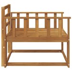 vidaXL Sofa de milieu extérieur Naturel
