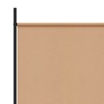 vidaXL Diviseur de pièce à panneau unique Beige 175 x 180 cm Tissu