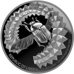 Pièce de monnaie en Argent 20 Dollars g 31.1 (1 oz) Millésime 2025 Entoma SCARABEO