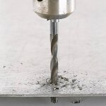 Wolfcraft jeu de forets 16 pièces acier rapide 1-10 mm 7103000