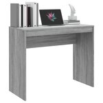 vidaXL Bureau Sonoma gris 90x40x72 cm Bois d'ingénierie