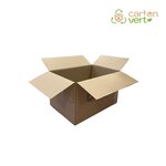 Carton réemployé - Kraft - Simple cannelure - 57 x 39 x 34 cm - Lot de 20