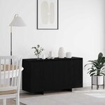 vidaXL Buffet Chêne noir 135 x 41 x 69 cm Bois d'ingénierie