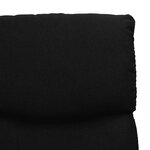 vidaXL Fauteuil de massage Noir Tissu