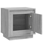 vidaXL Table de chevet sonoma gris 44x35x45 cm bois d'ingénierie