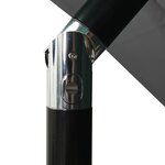 vidaXL Parasol de jardin à 3 niveaux avec mât en aluminium anthracite