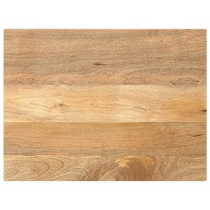 vidaXL Dessus de table 80x50x3 8 cm rectangulaire bois massif manguier