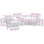 vidaXL Ensemble de canapés d'extérieur 6 pc Blanc et anthracite